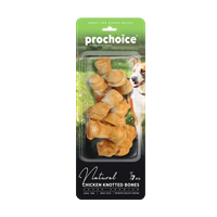 Prochoice Natural Chicken Knotted Bones, Tavuk Etli Düğümlü Köpek Ödül Kemiği 7 parça 1